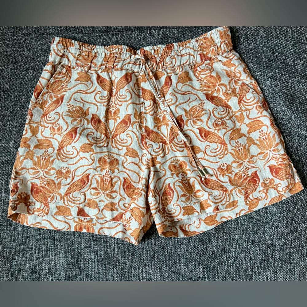 EUC Anthropologie Women’s Linen Shorts Size Small